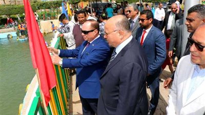 محافظ القاهرة مع المواطنين فى احتفالاتهم بأعياد الربيع (صور)