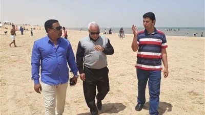 شم النسيم فى بئر العبد على شاطئ الرواق .. شكل تاني