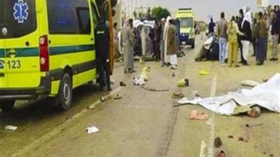 مصرع شخص وإصابة 24 آخرين في حادثي تصادم بالشرقية