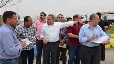 محافظ الإسماعيلية يتفقد تطوير المحاور المرورية الجديدة