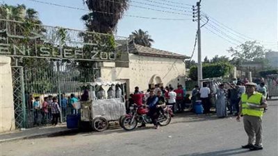 وفد زراعة بني سويف يتفقد حديقة الحيوان