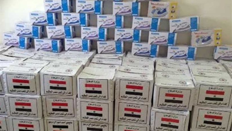 توزيع 2500 كرتونة