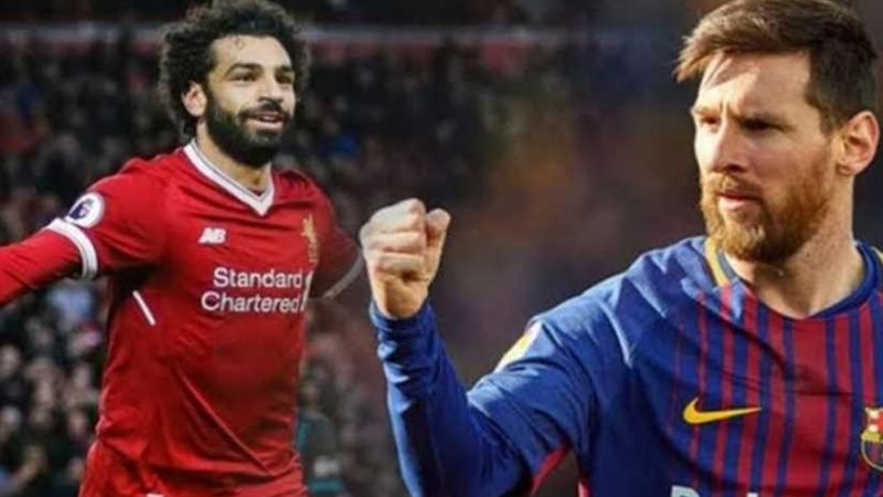 ميسي وصلاح وجها لوجه