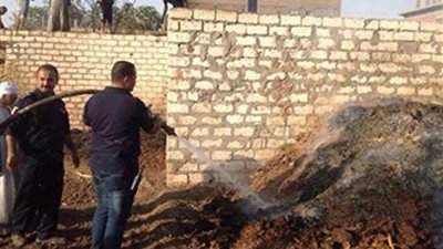 نفوق 23 رأس ماشية وأغنام في حريق التهم منزلا و5 أحواش بمركز أبنوب