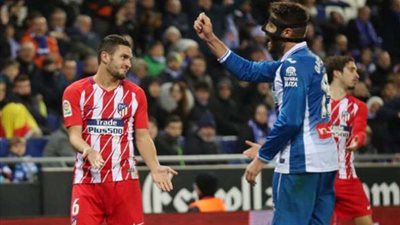 أتلتيكو مدريد يخسر أمام مضيفه إسبانيول بثلاثية نظيفة في الدوري الإسباني