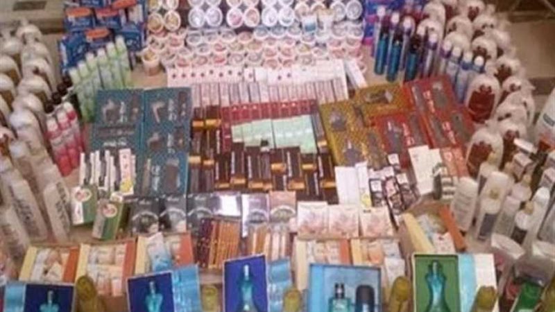 ضبط 41 ألف عبوة تجميل