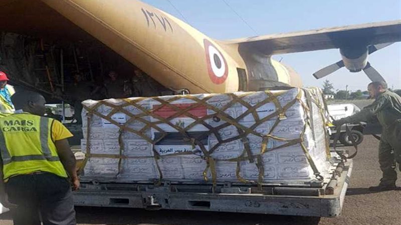 مساعدات إنسانية مصرية