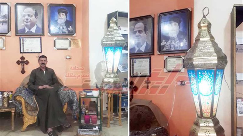 شحاتة المقدس يحتفل