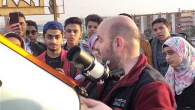 استطلاع هلال رمضان بالمحطة الفضائية في كلية علوم الملاحة وتكنولوجيا الفضاء ببني سويف