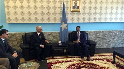 الرئيس الصومالي يؤكد أهمية العلاقات مع مصر