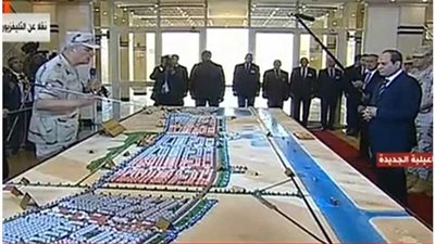 السيسي يفتتح نادي النرجس الاجتماعي بالاسماعيلية الجديدة