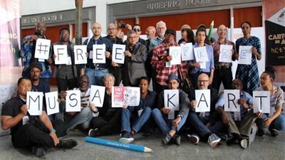 فن الكاريكاتير يناهض أردوغان في الاتحاد الإفريقي