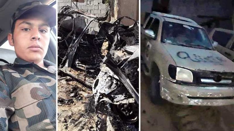 تفحم جثة طفل ميليشياوى