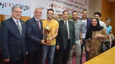 هندسة المنوفية تفوز بدرع مهرجان العروض المسرحية