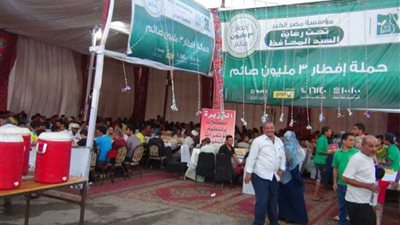 إفطار 75 ألف صائم في رمضان ببني سويف