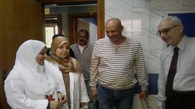 د. رائف يتفقد تأمين صحى كفر الزيات