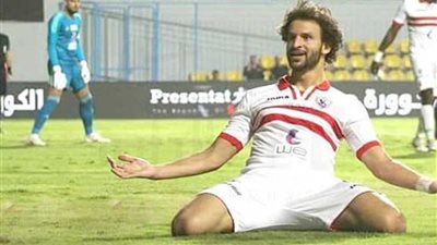 محمود علاء يسجل الهدف الثاني للزمالك
