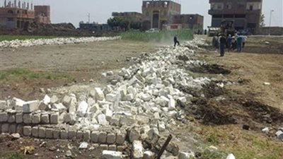 إزالة 35 حالة تعدٍ وبناء مخالف بالغربية