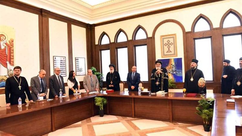 البابا تواضروس يستقبل