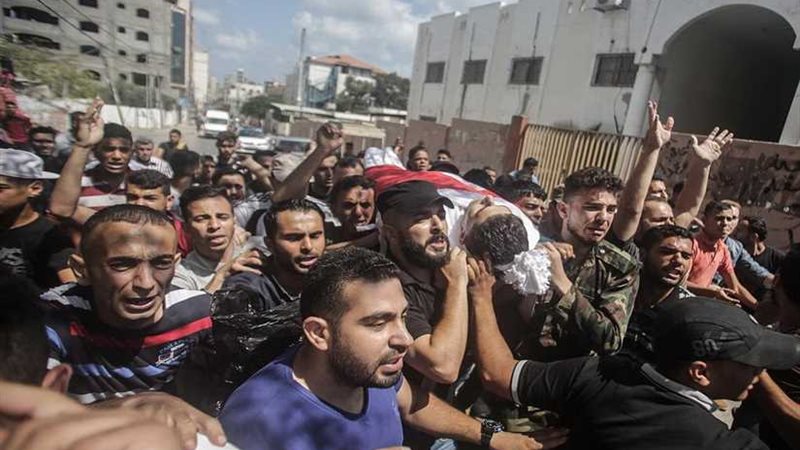 استشهاد شاب فلسطيني