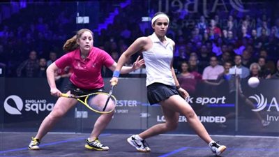 نور الطيب تتأهل للدور قبل النهائى لبطولة مانشستر للاسكواش