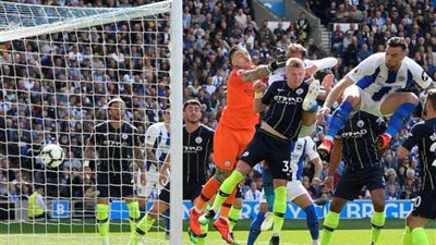 برايتون يُسجل.. ومانشستر سيتي يعوض وليفربول يتقدم بهدف