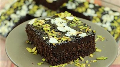 طريقة عمل البسبوسة بالشوكولاتة