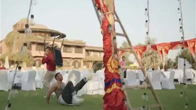 شاهد.. محمد رمضان ينجو من حادث خطير في 