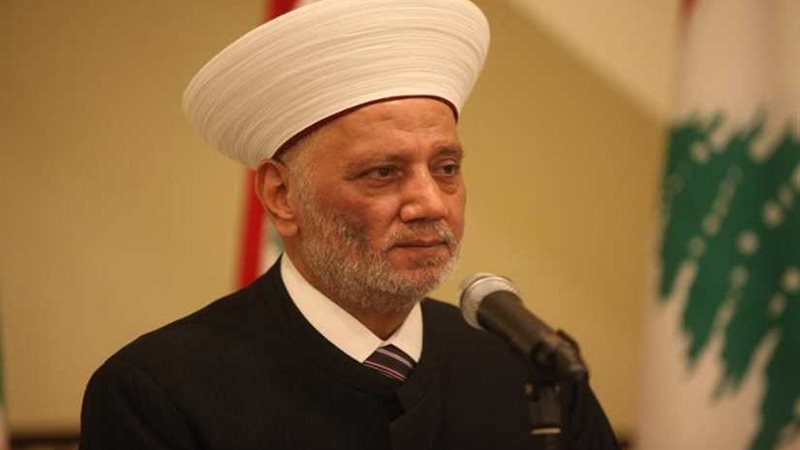 مفتي لبنان يدين تخريب