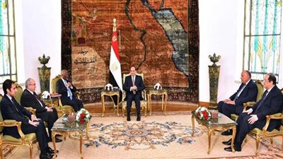 السيسي يستقبل رئيس آلية الاتحاد الأفريقي رفيعة المستوى المعنية بالسودان