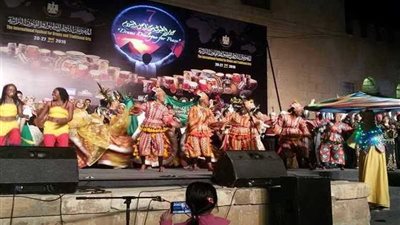 السفير المصري يستقبل الفرقة الغانية المُشاركة في 