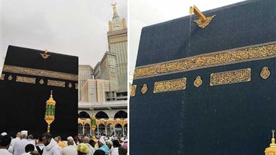 شاهد.. المطر يتساقط على زوار المسجد الحرام وسط أجواء إيمانية