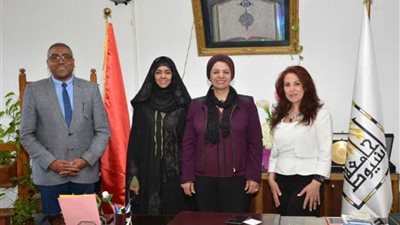 مدير معهد دراما الألماني في زيارة إلى جامعة أسيوط لبحث سبل التعاون المشترك