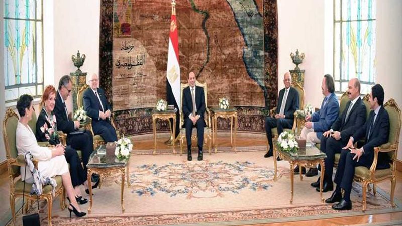 السيسي يستقبل رئيس