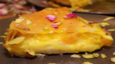 حلويات رمضان .. طريقة عمل الجلاش بالكريمة‬