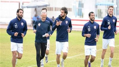 تدريبات استشفائية للأساسيين بالزمالك