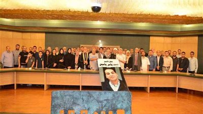 حضور حاشد لتكريم روح الزميل الراحل ياسر ياسين