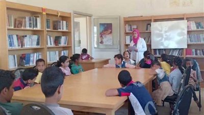 ورش حكي وفنون بفرع ثقافة شمال سيناء