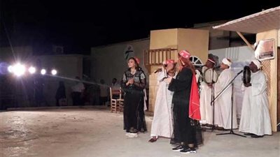 فنون أسوان الشعبية تحيي ليالي رمضان بالسيدة زينب