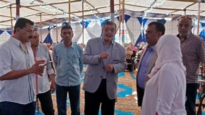 المغربى يتفقد امتحانات جامعة بنها .. ويتابع التصحيح الإلكترونى