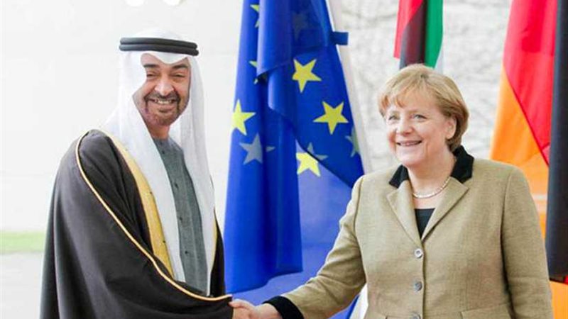 ولي عهد أبوظبي والمستشارة