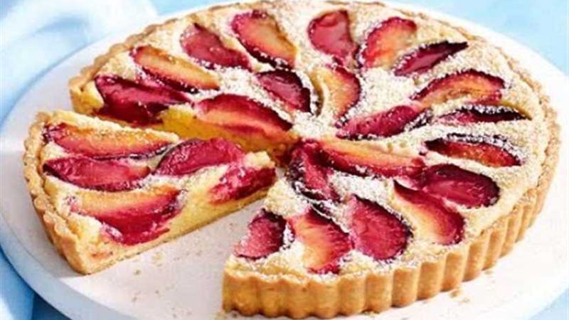 طريقة عمل تارت الخوخ