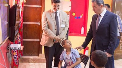 هاني الناظر يزور المعهد القومي للأورام لدعم مرضى السرطان