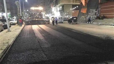 إعادة تأهيل شارع ترسا بالجيزة