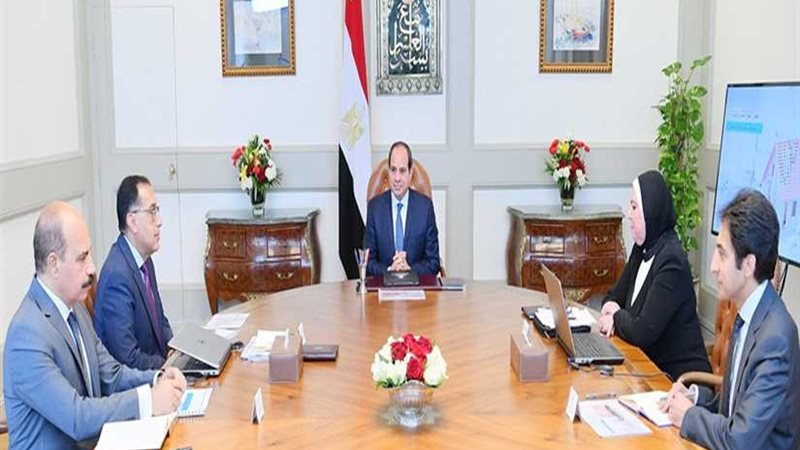 السيسى يوجه بمواصلة