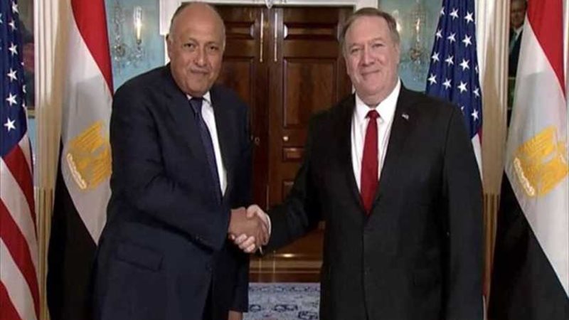 شكري يبحث مع نظيره