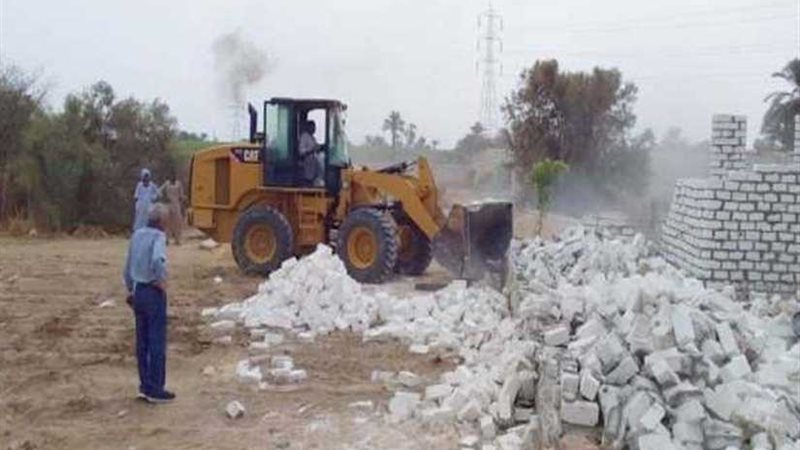 إزالة 11 حالة تعدٍّ