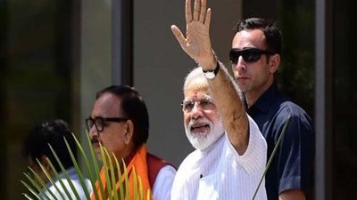 ناريندرا مودي يؤدي اليمين الدستورية كرئيس للوزراء في الهند لولاية ثانية