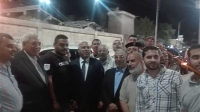 جولة ليلية لوزير النقل بمدينة المنصورة