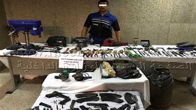 ضبط ورشة تصنيع أسلحة نارية بأسيوط